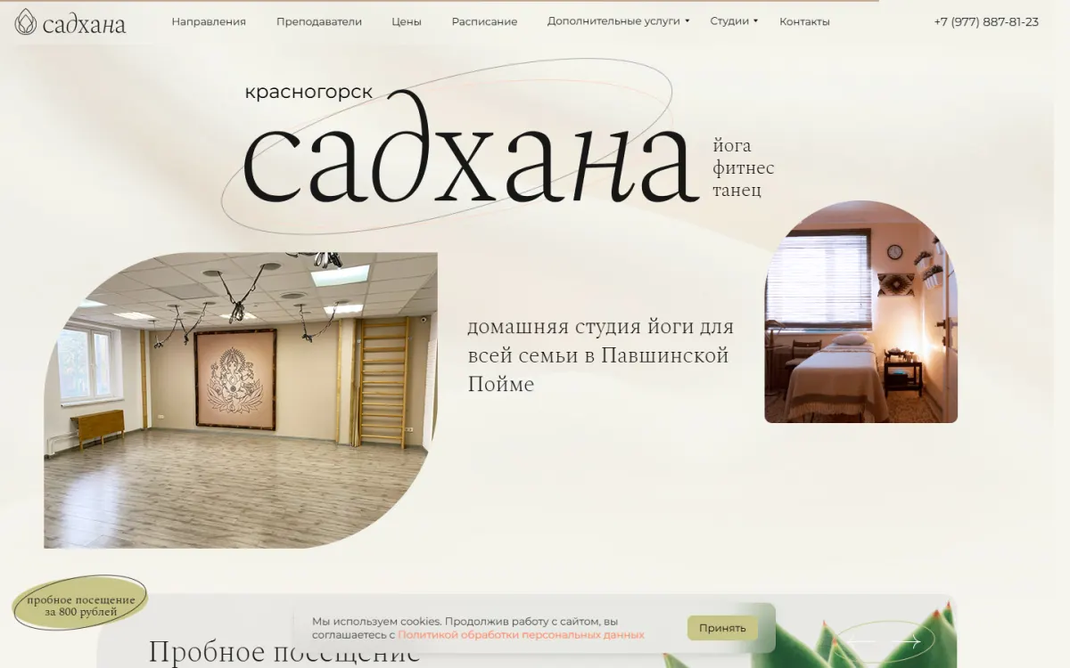 Садхана — Студия йоги, фитнеса и танцев для всей семьи